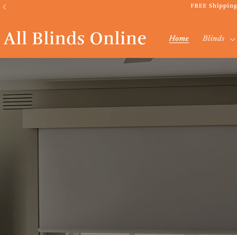 Home Page - All Blinds Online