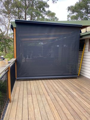 Outdoor Crank Handle Patio Blinds - All Blinds OnlineOutdoor Blinds